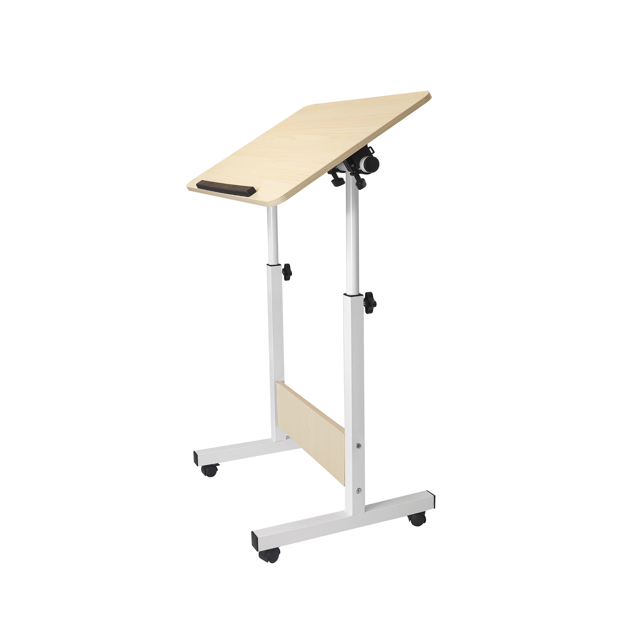 Adjustable Laptop Table with Wheels