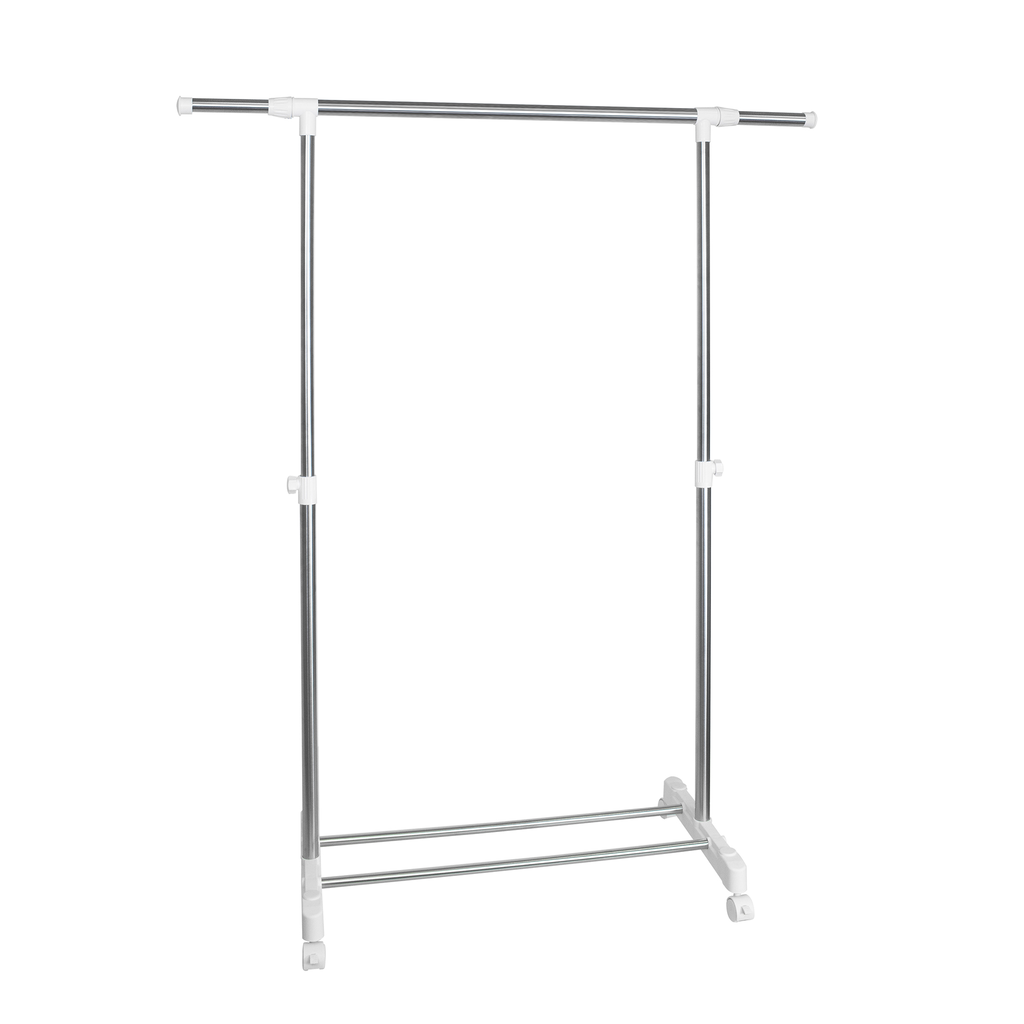 Single Rail Extendable Garment Rack