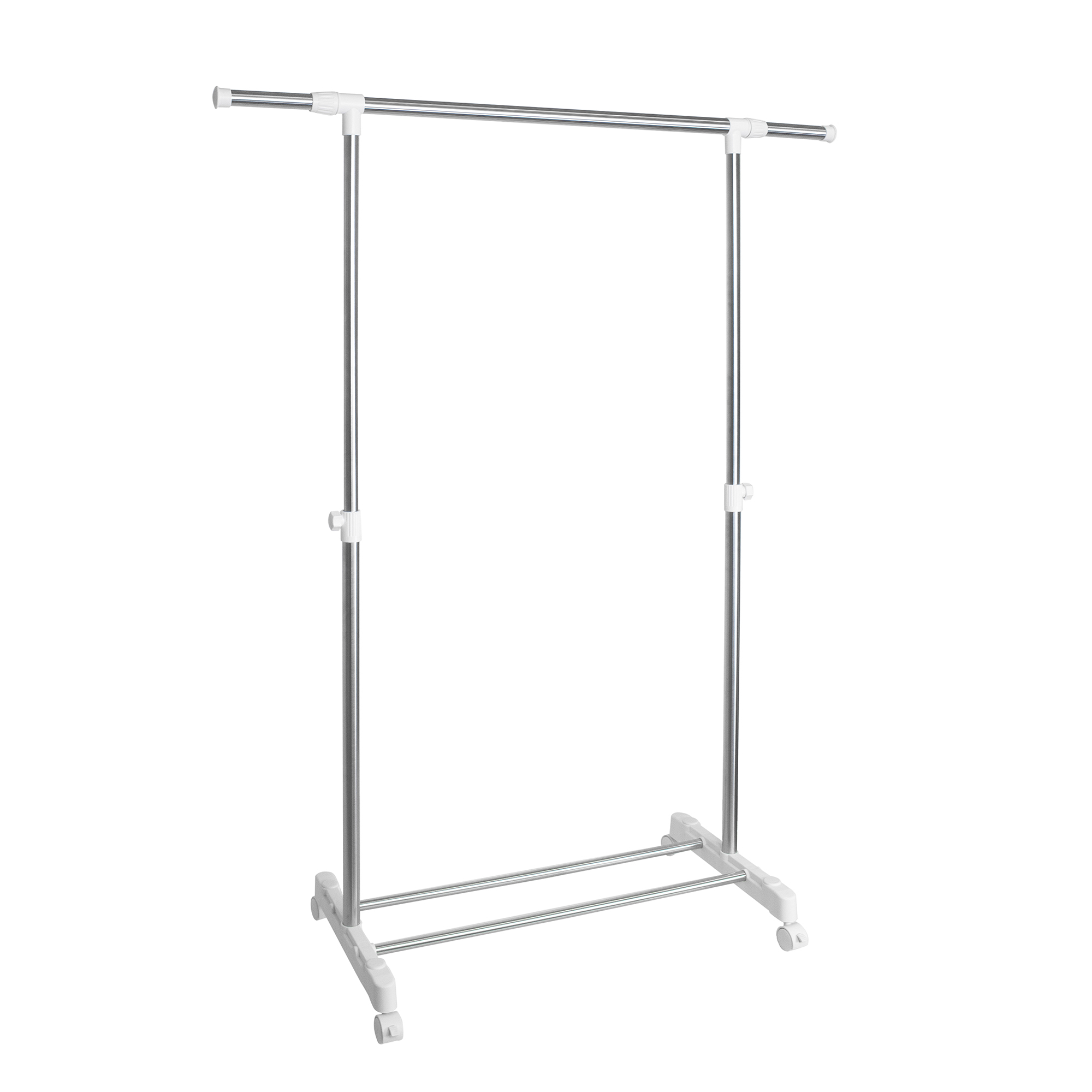 Single Rail Extendable Garment Rack
