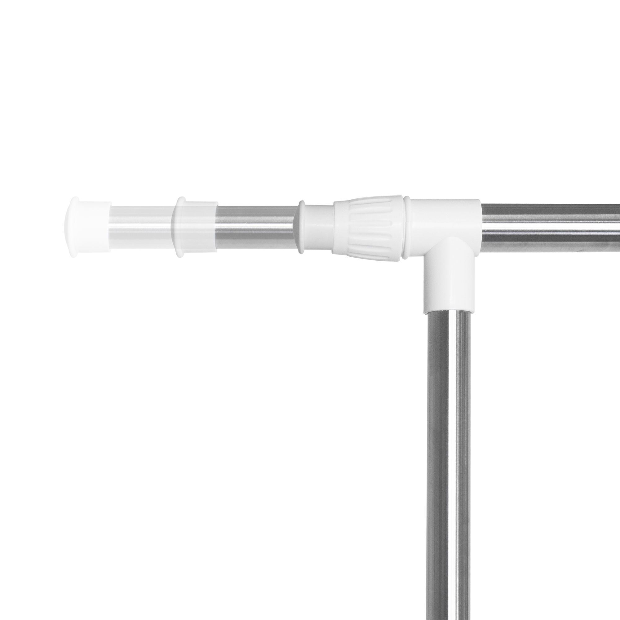 Single Rail Extendable Garment Rack