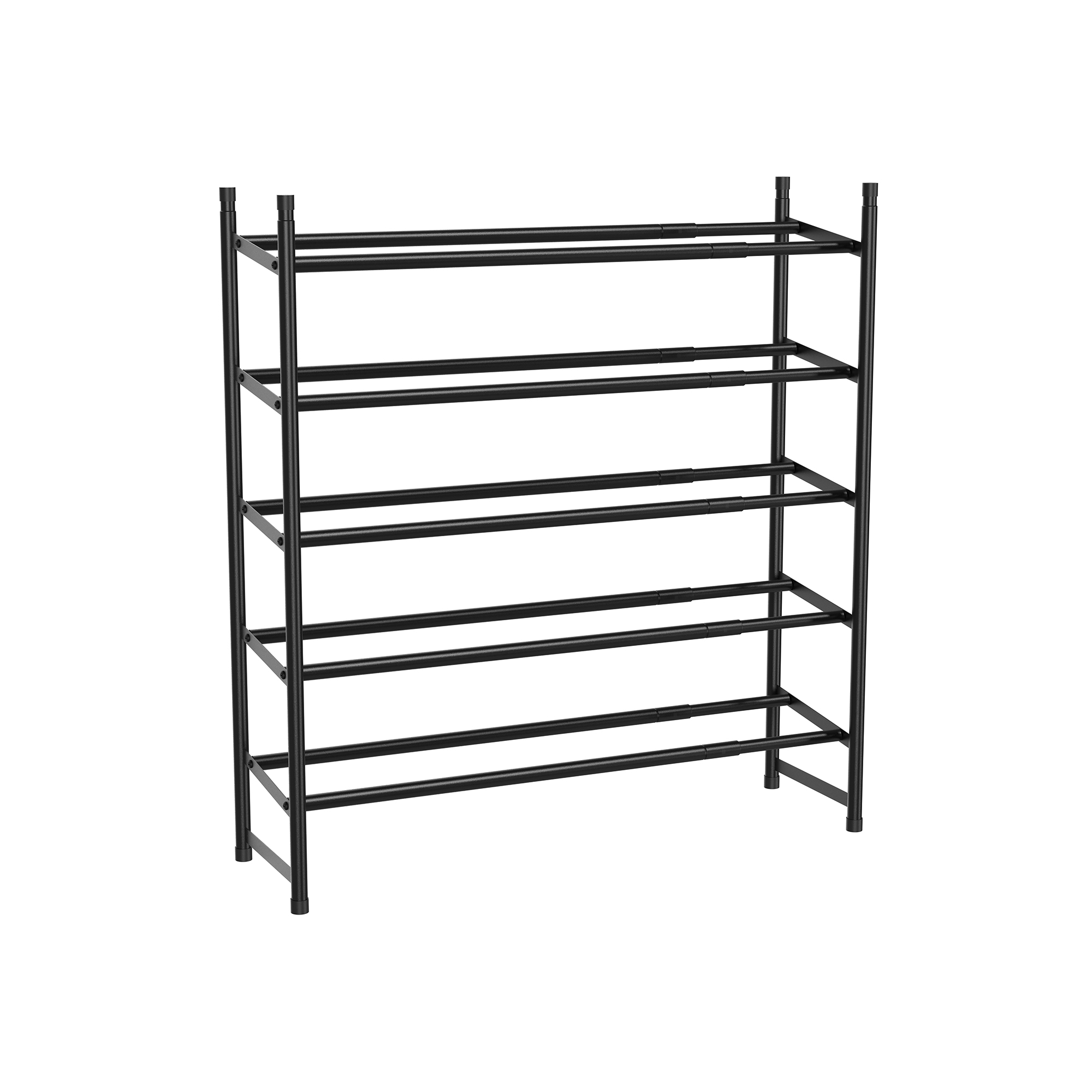 Extendable 5-Tier Shoe Rack