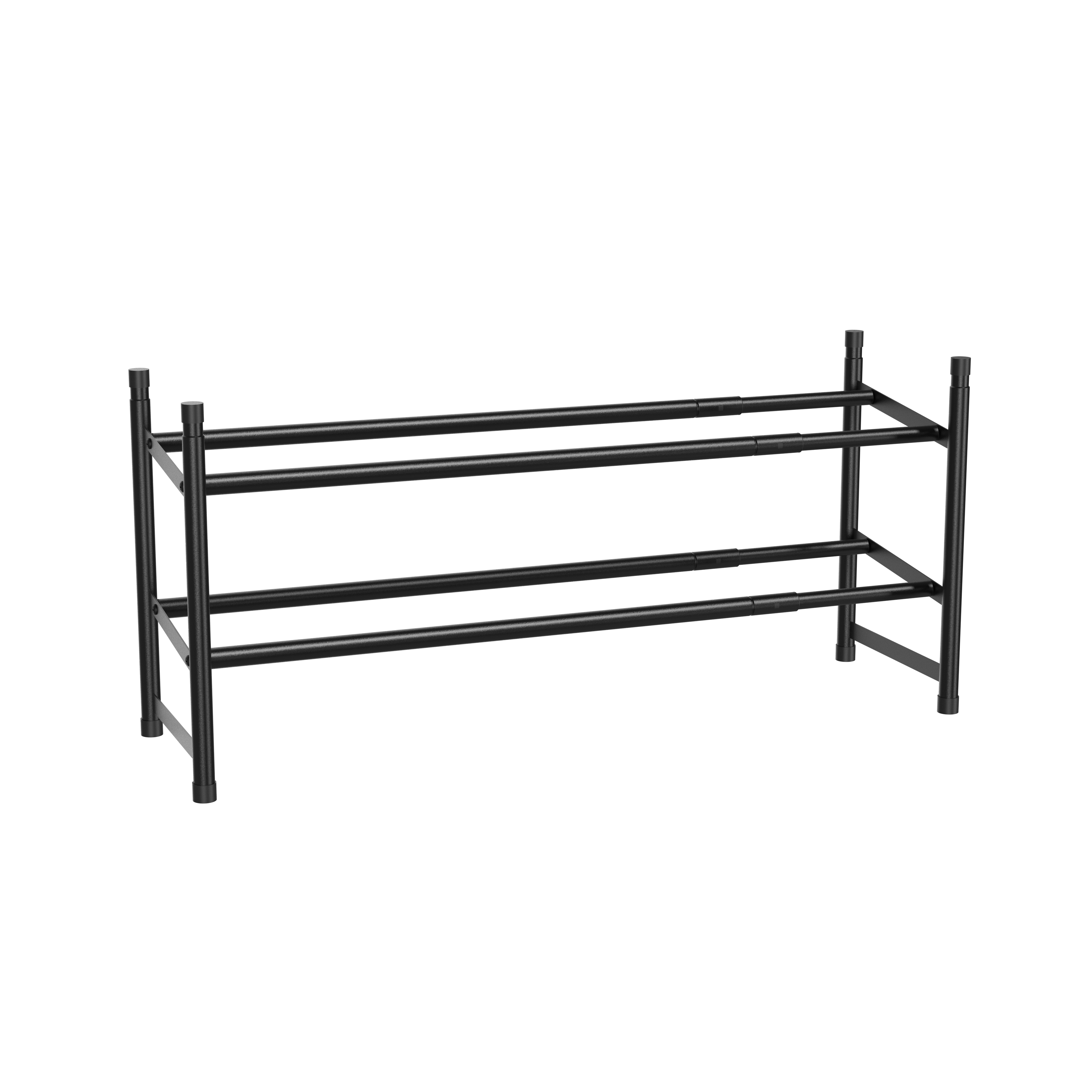 2-Tier Extendable Metal Shoe Rack