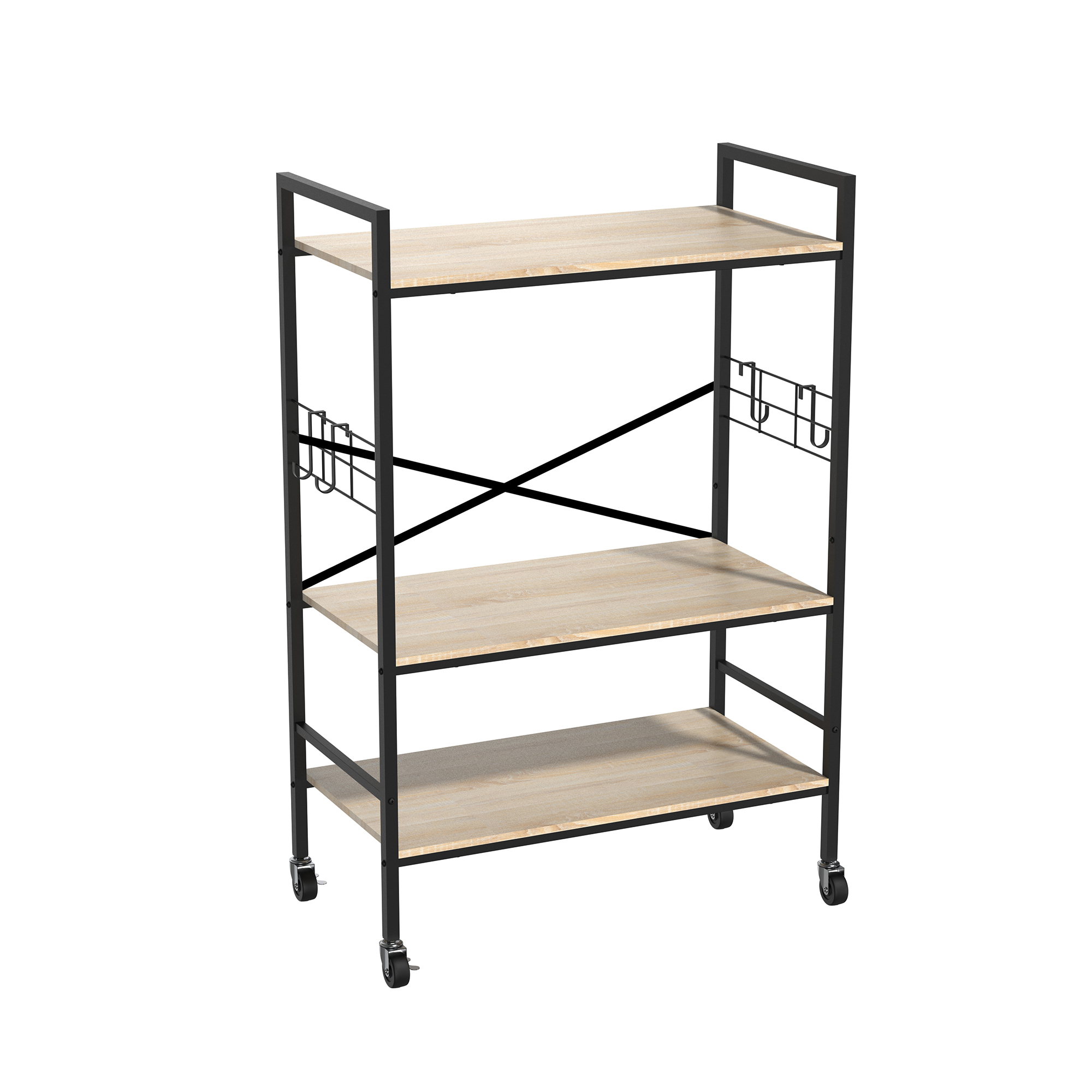 3-Tier Kitchen Storage Rack with wheels