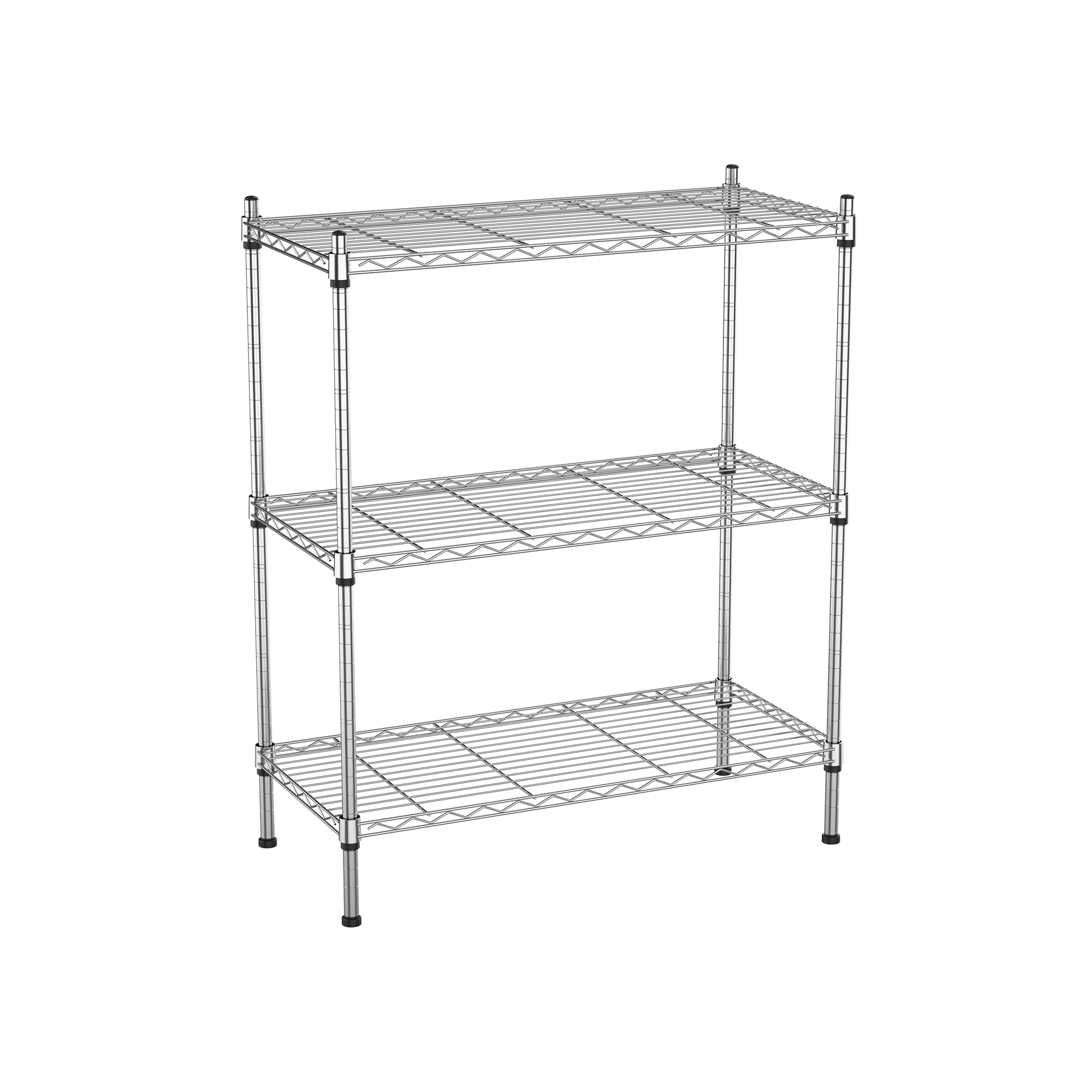 3-Tier Metal Storage Shelves