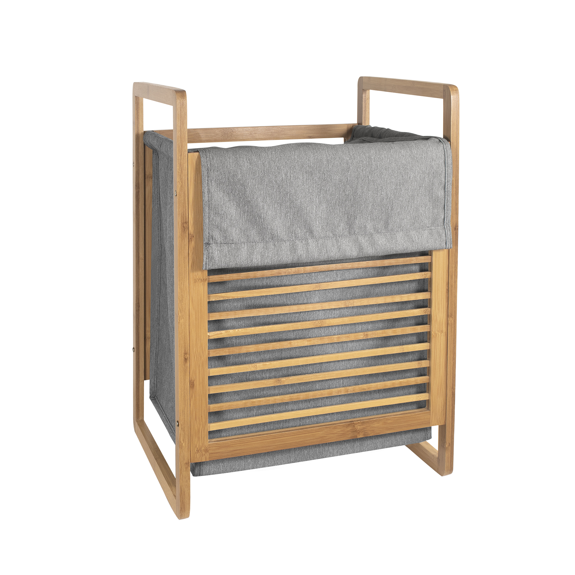 Bamboo Laundry Basket with Lid