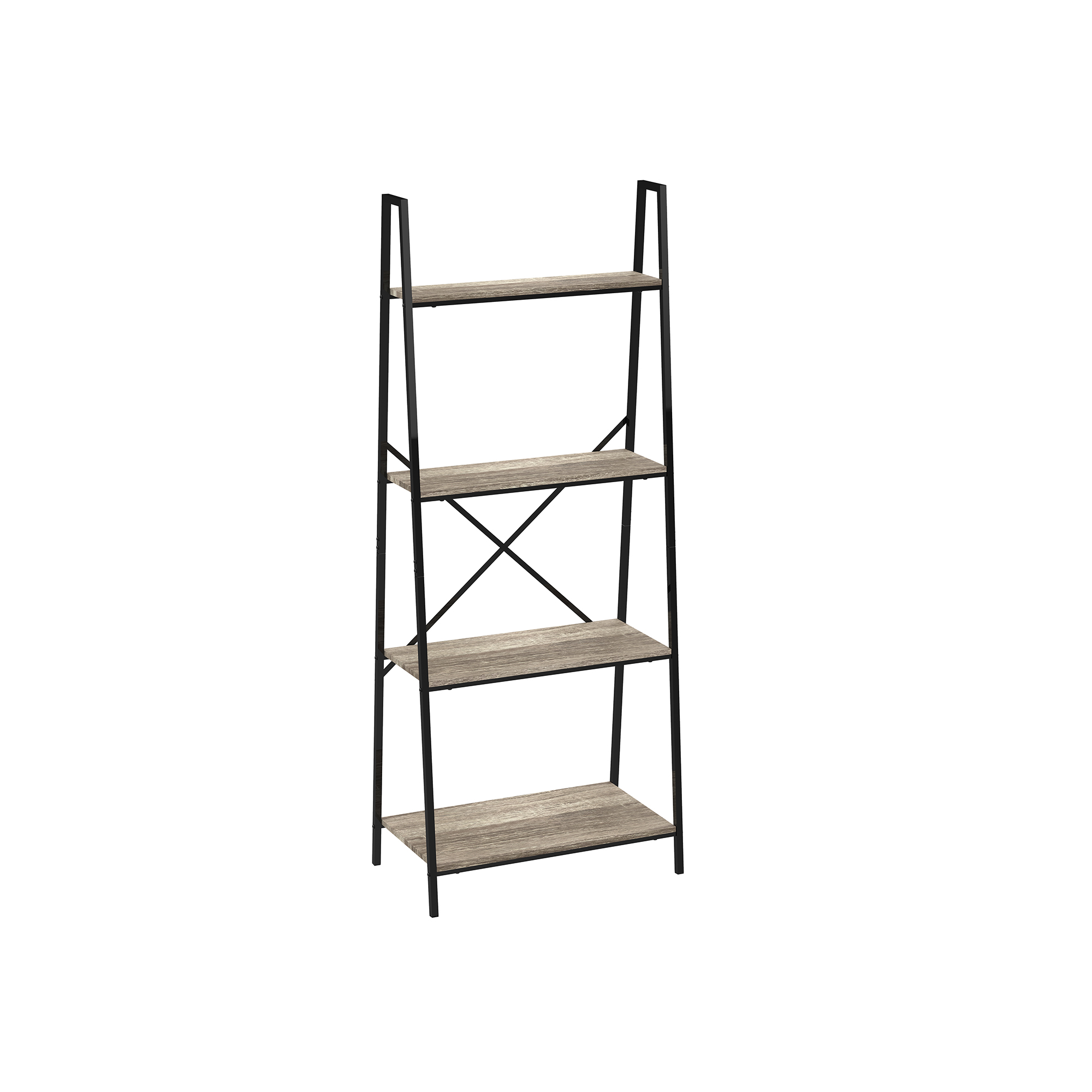 4-Tier Metal Ladder Shelf
