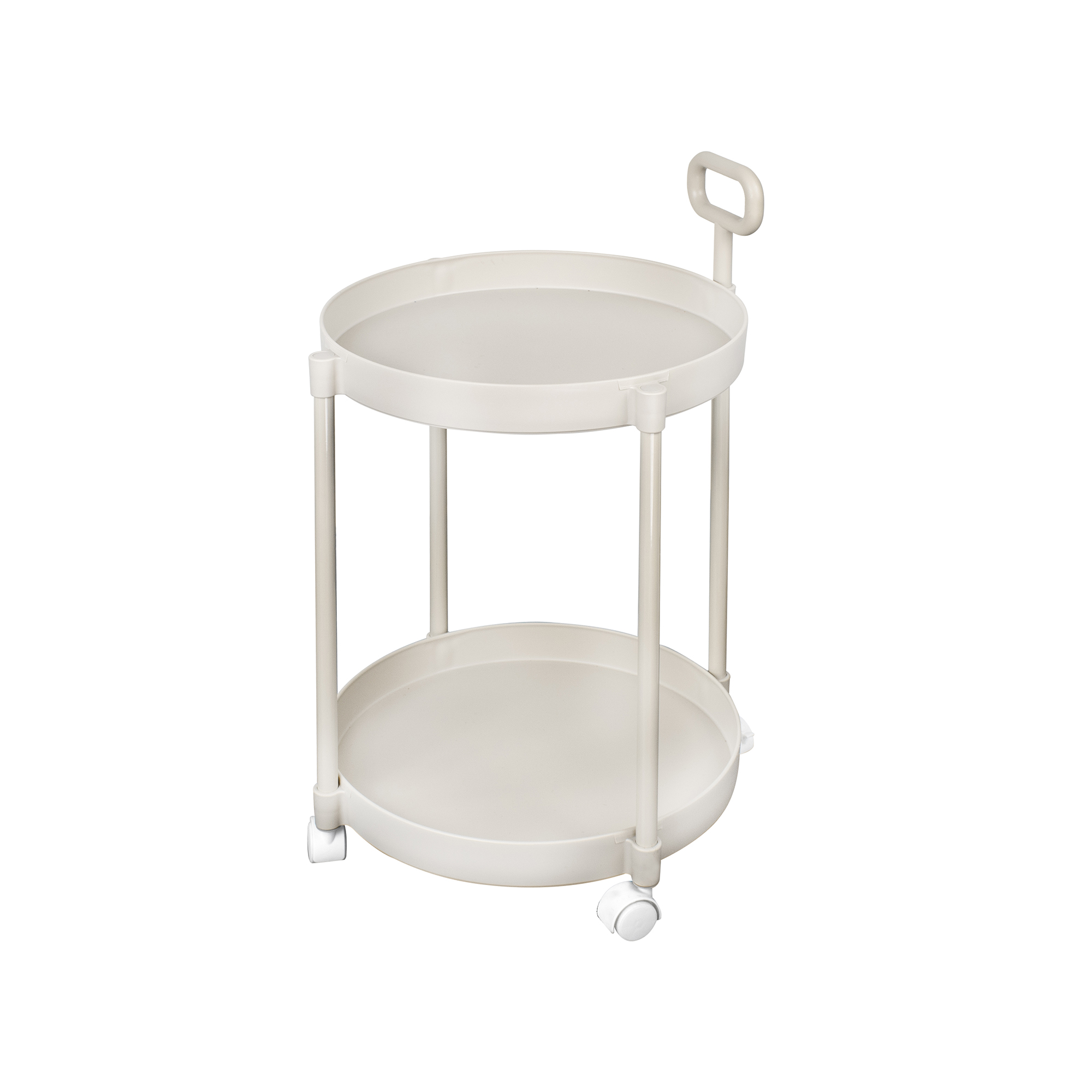 2-Tier Storage Rolling Cart