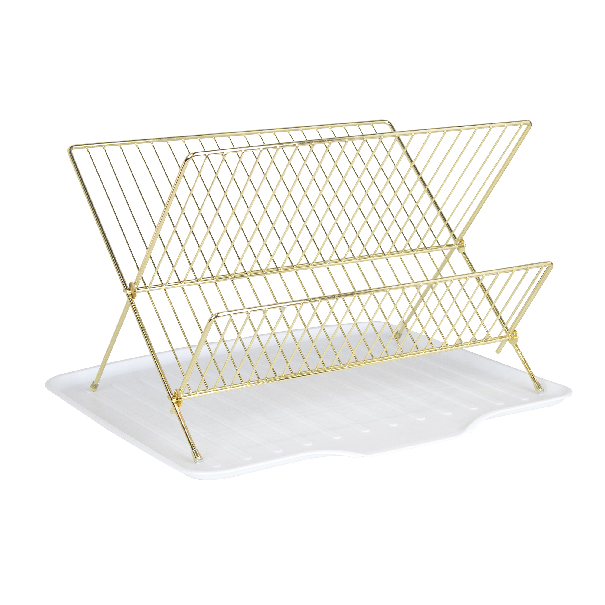 X-Shaped Dish Cups Drain Rack