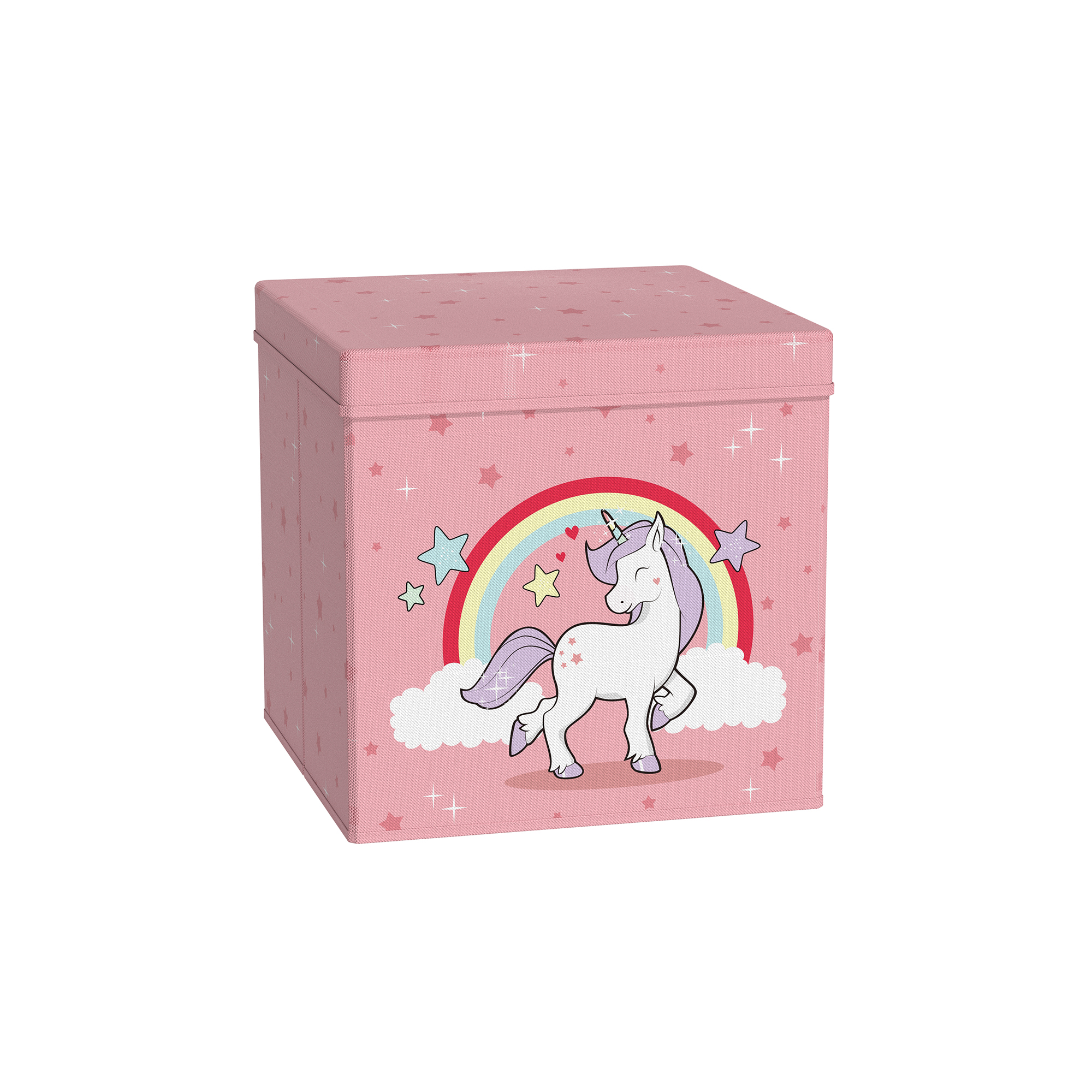 Polyester cloth Storage Box with Lid