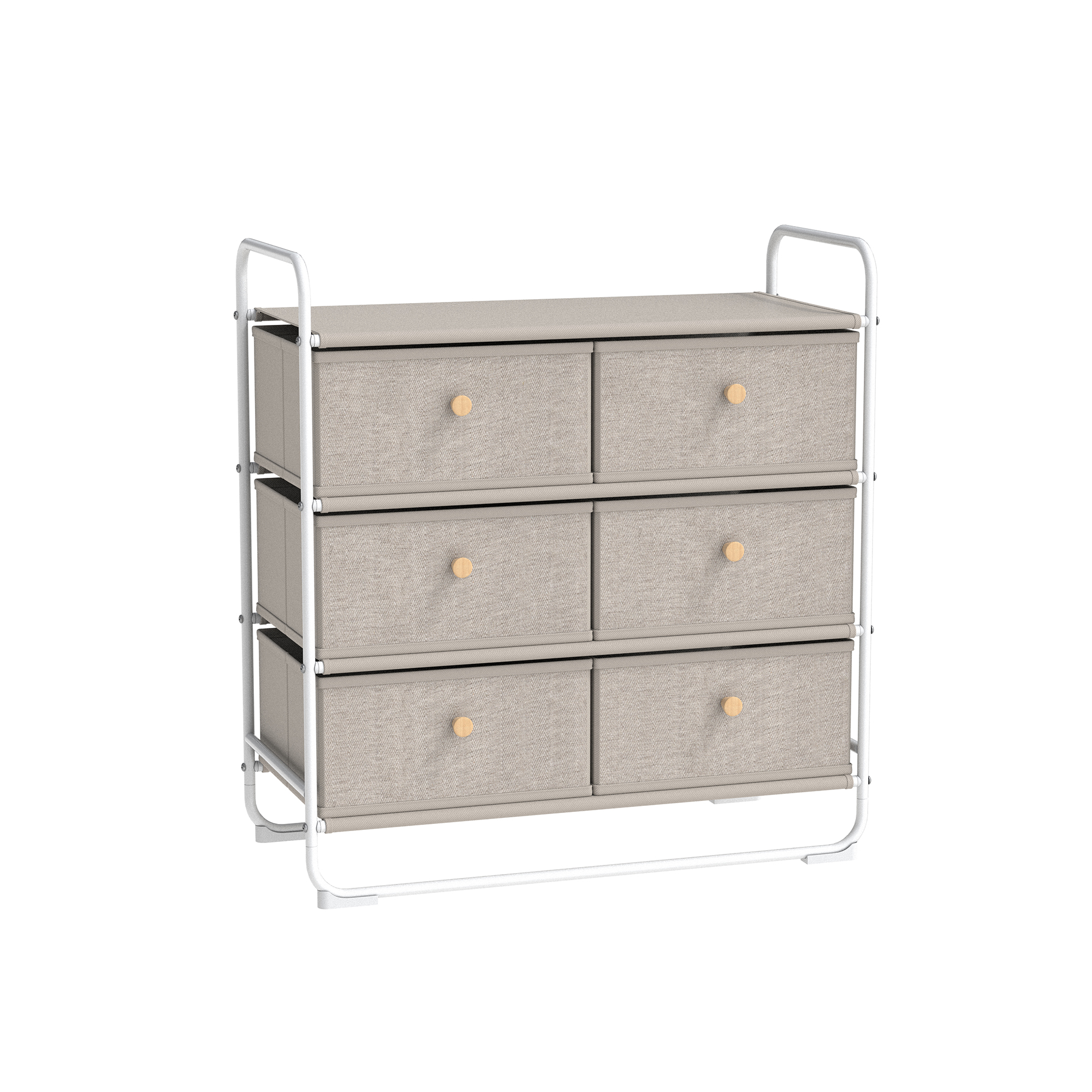 Metal Storage Rack With 6 Drawers