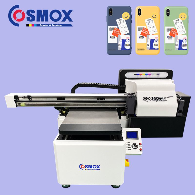 A3+ size UV flatbed printer dual heads UV DTF Printer