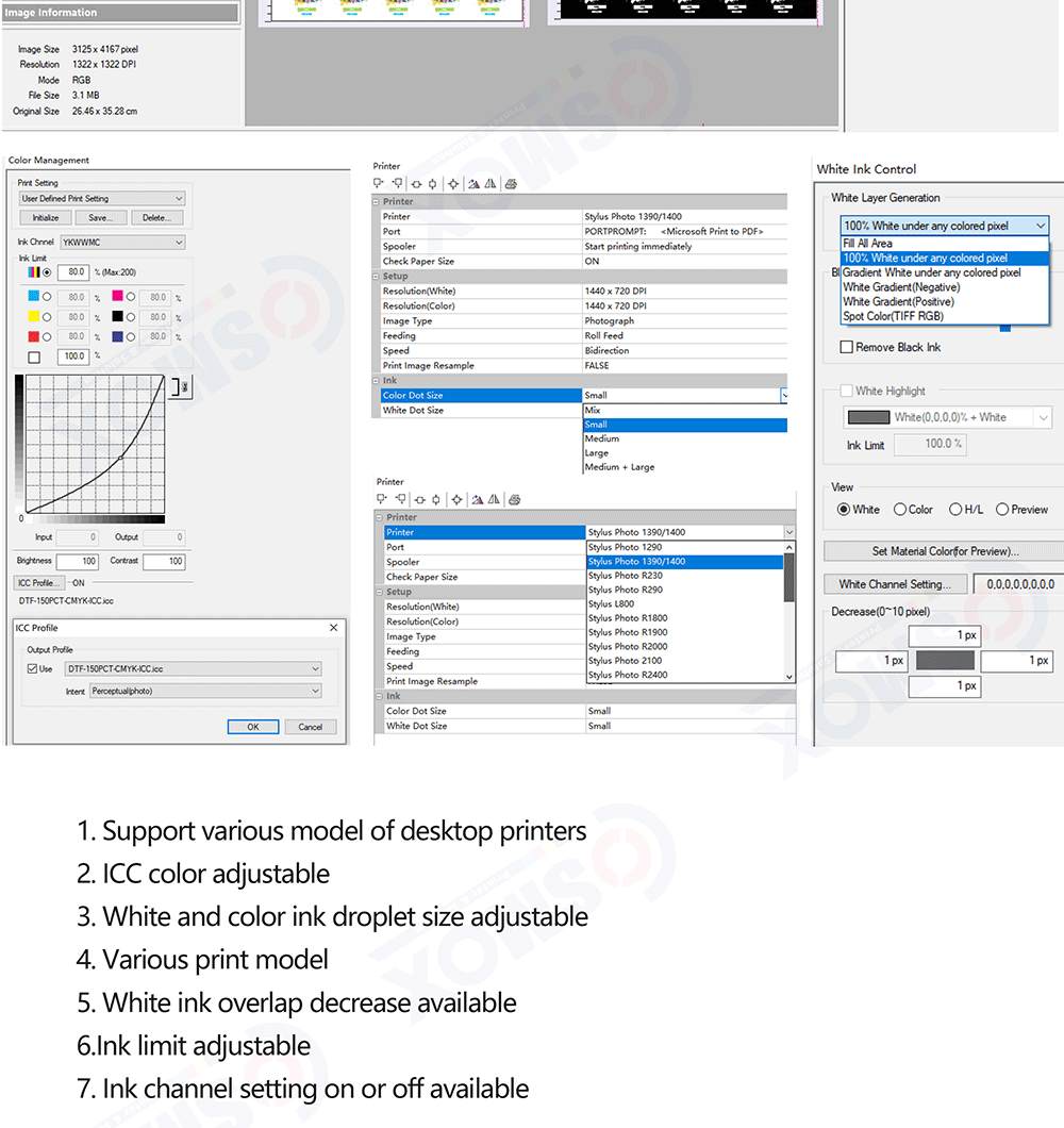 A3 DTF Printer SiaJet roll to roll dtf printer