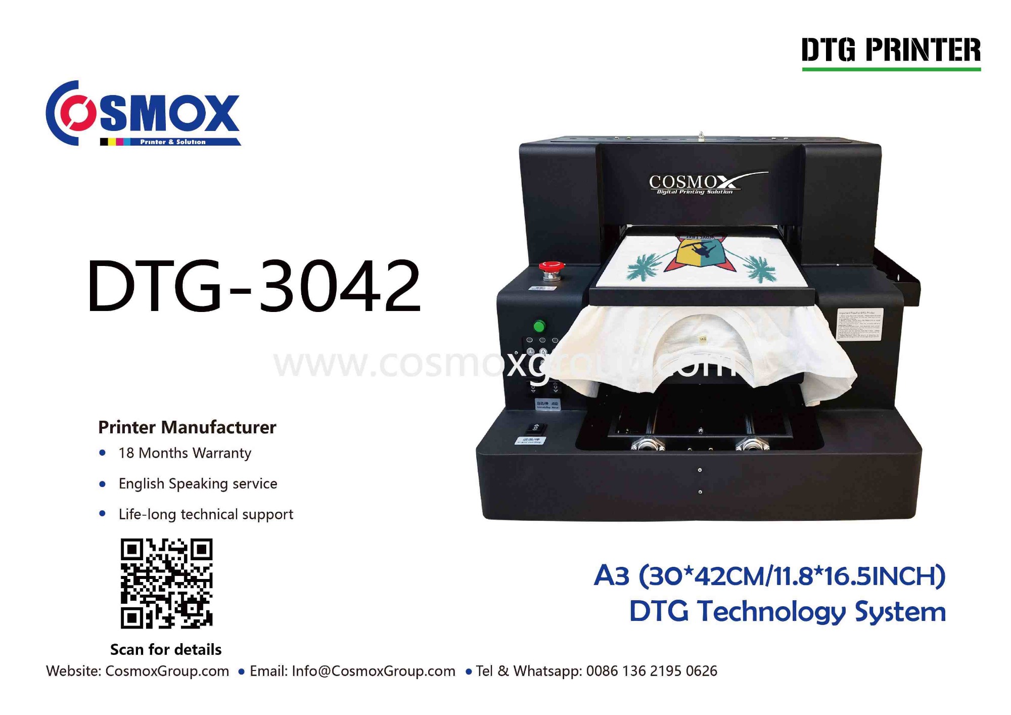 A3 DTF/DTG Printer foil stamping printer L1800