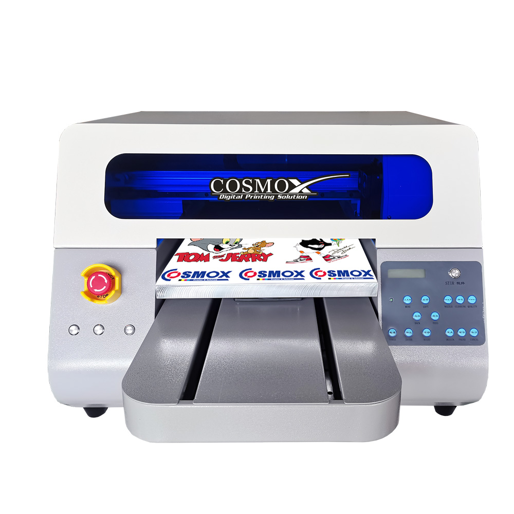 A3+ size UV flatbed printer dual heads UV DTF Printer