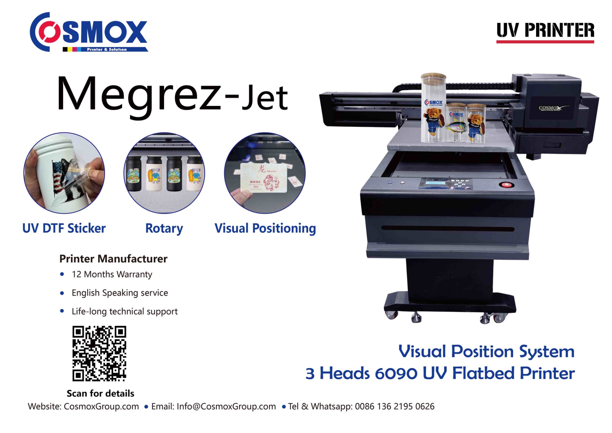 Visual Positioning 6090 UV Printer