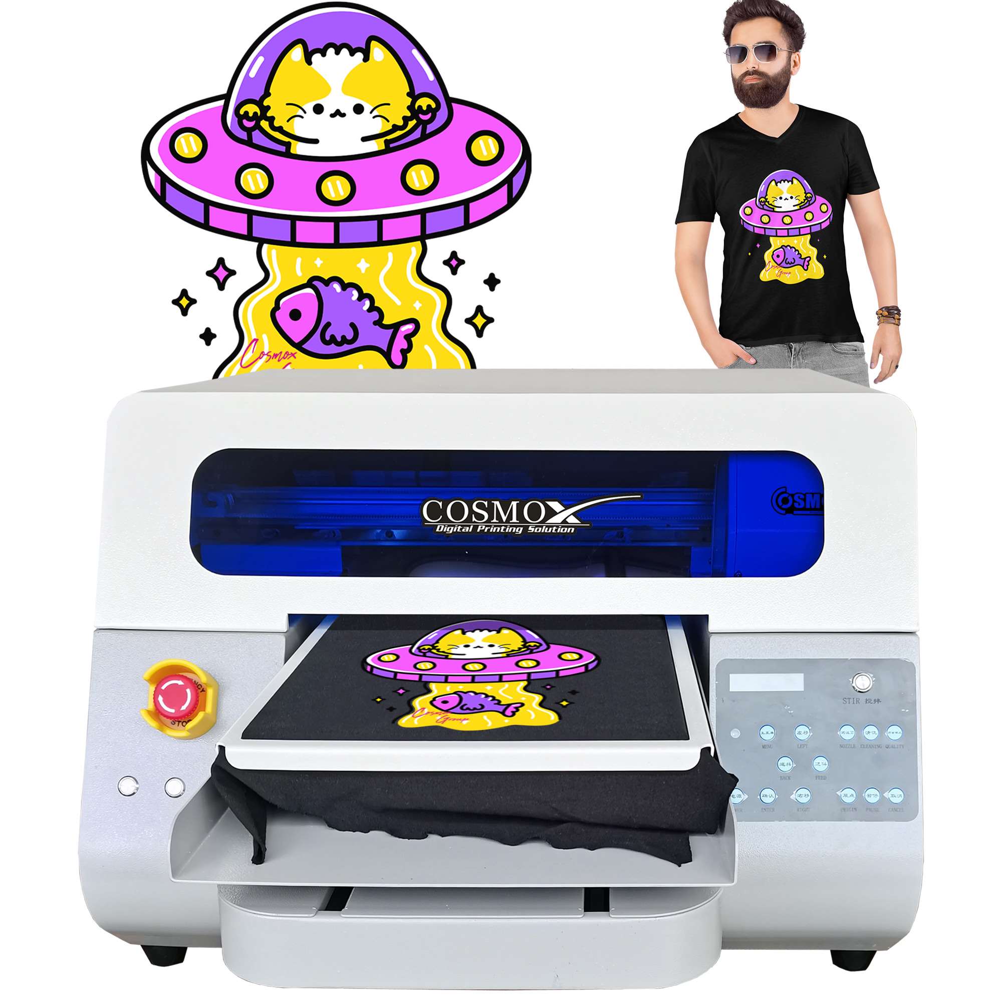 A3 DTG Printer Dual heads 3040