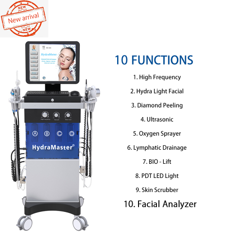 New Arrivals 10 in 1 Hydra Aqua Facial Machine With skin analyzer function