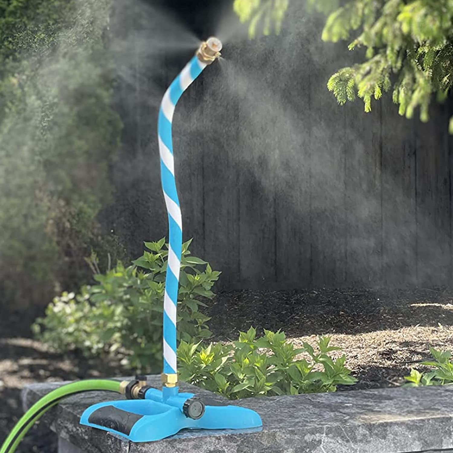 Portable Stand Misting System for Outdoor Patio Cooling