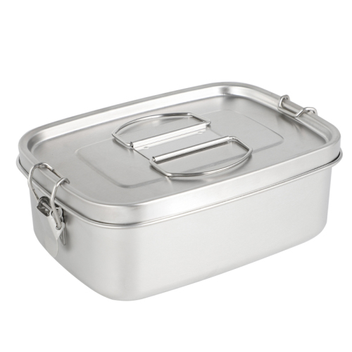 High Quality 1100ml 304 Stainless Steel Sandwich Box Food Container Bento Lunch Box