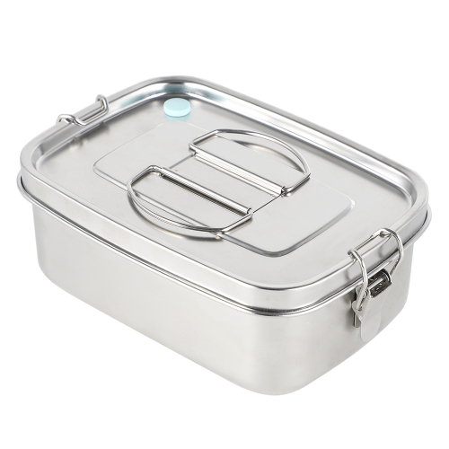 Custom Leakproof Double Layer Food Grade 304 Stainless Steel Food Container Bento Lunch Box