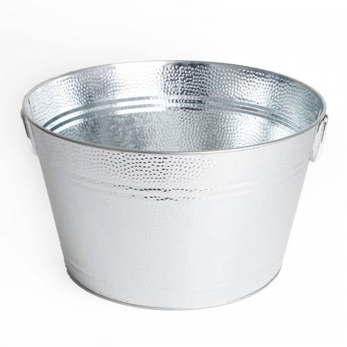Oval Shape Metal Ice Buckets Ice Cube Tray Bucket
