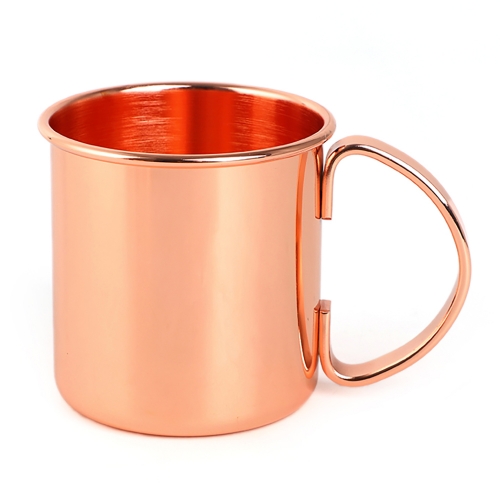 Custom 500ml Moscow Mule Copper Mugs Rose Gold Stainless Steel Copper Wine Glasses Tumbler Beer Mug