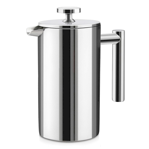 600ml 800ml 1000ml Double Wall Stainless Steel Coffee Maker French Press