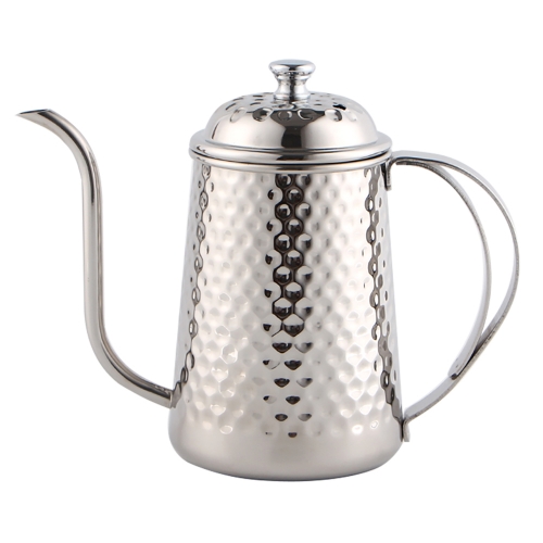 650ml Stainless Steel Hammer Point Long Narrow Spout Pour Over Coffee Kettle