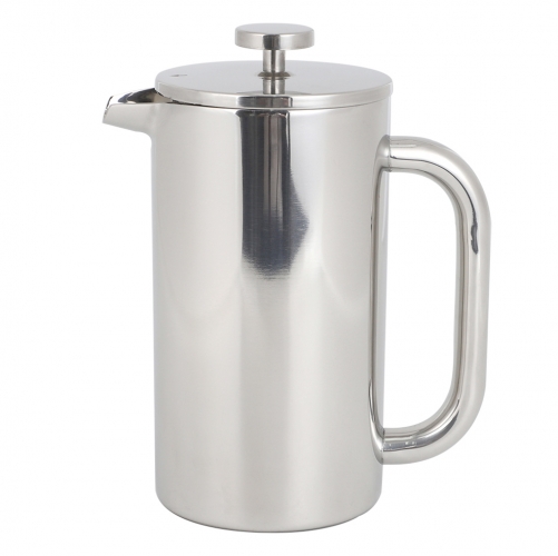 350ml 600ml 1000ml Double Wall Stainless Steel Tea Coffee Maker French Press