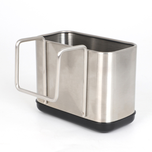 Kitchen Storage Rack Plastic Stainless Steel Sink Caddy Organizer