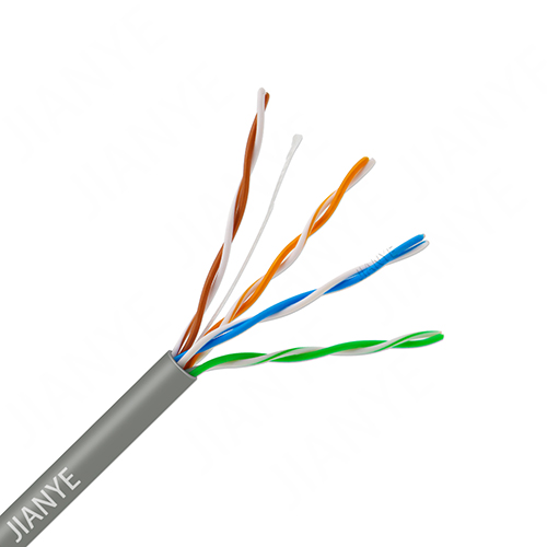 JianYe Utp Cat5e Lan Cable Various Colors Of PVC Jacket Can Be Customized Carton