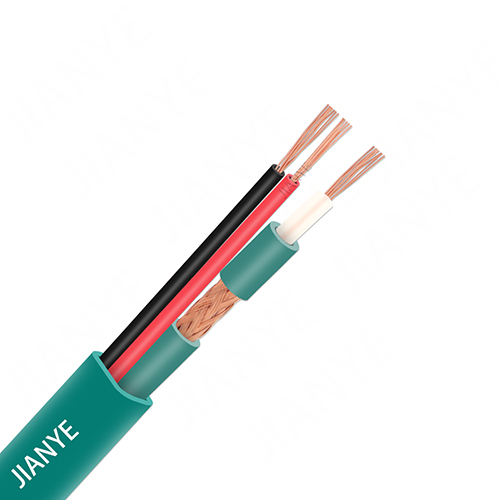 JIANYE CCTV KX6 KX7 2C Coaxial Cable BC Conductor Solid PE Customizable