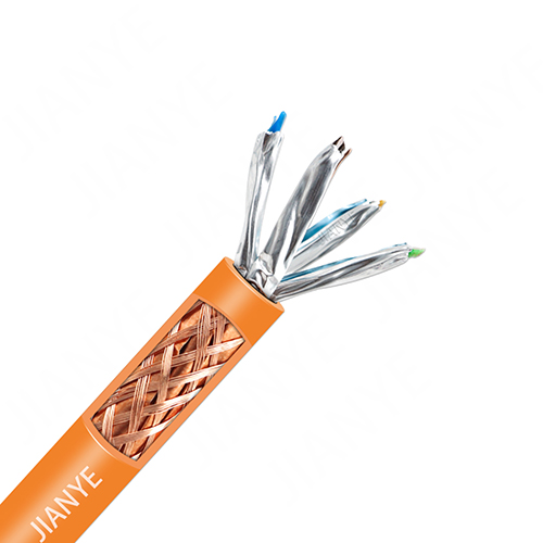 JIANYE SFTP Cat7 BC CCA Conductor AL Foil PVC PE LSZH Jacket