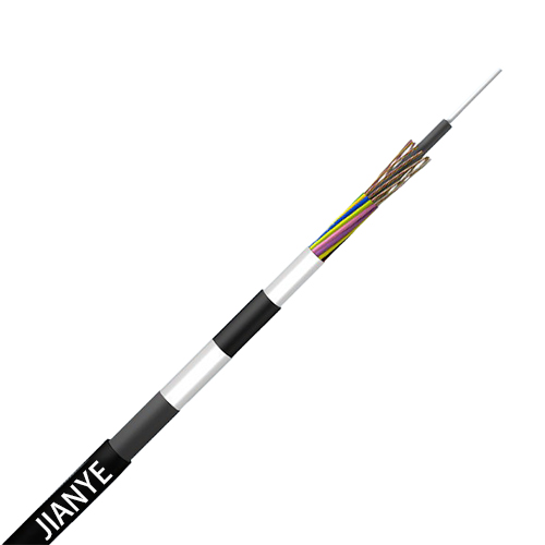 JIANYE Anti-rodent and Anti-termite Optical Cable(GYFTA54) with Double Metallic Armors and Nylon Sheat