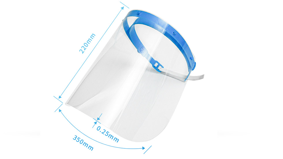 Adjustable protective mask