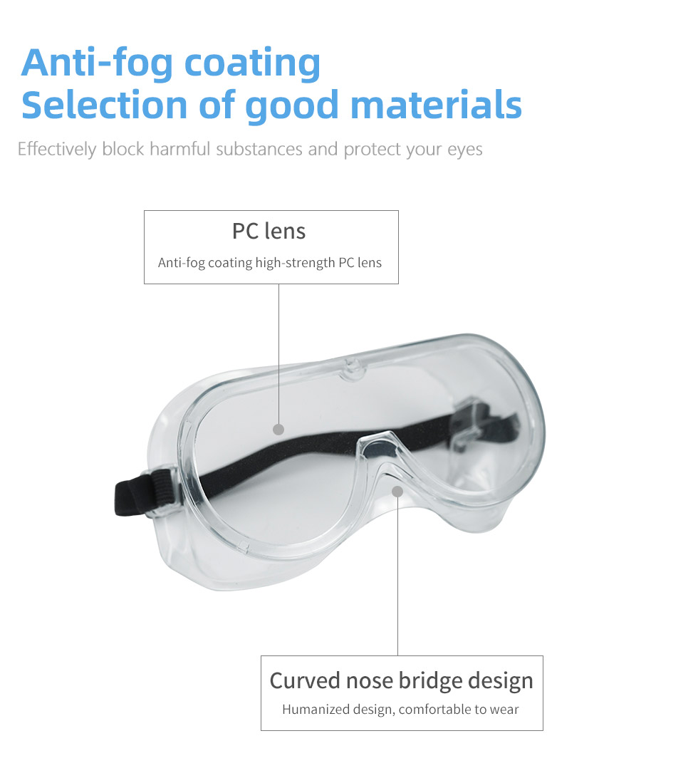 EYE PROTECTION GLASSES INTEGRAL MOUNT NO VENTILATION