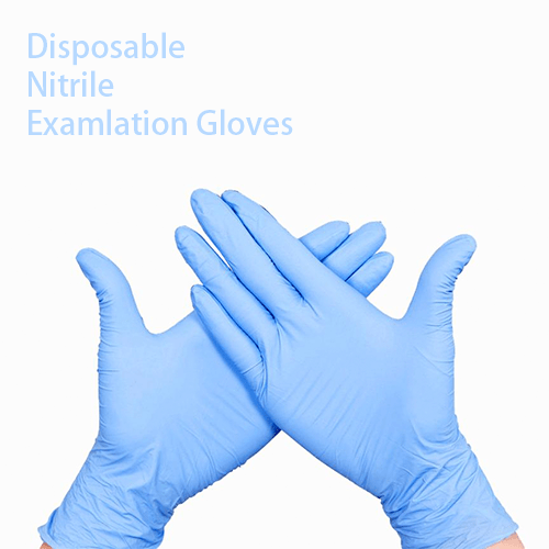9″-disposable nitrile examination gloves