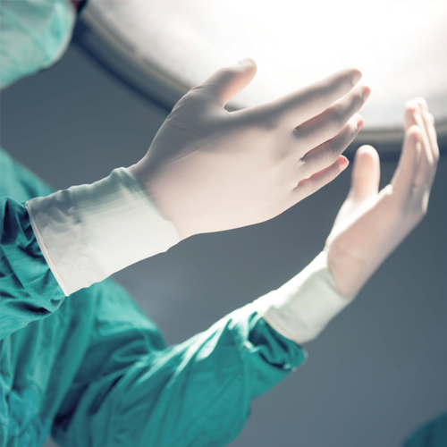 Disposable sterilized rubber surgical gloves——Individual packing/double