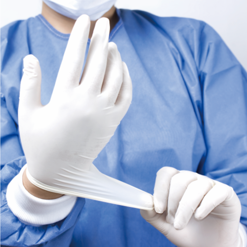 Disposable nonsterilized Latex inspection gloves
