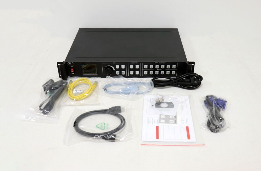 Kystar U6 HDMI Input 4 DVI Output HD Multi-window LED Video Switcher