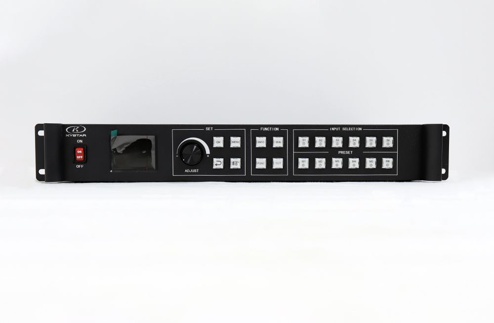 Kystar U6 HDMI Input 4 DVI Output HD Multi-window LED Video Switcher