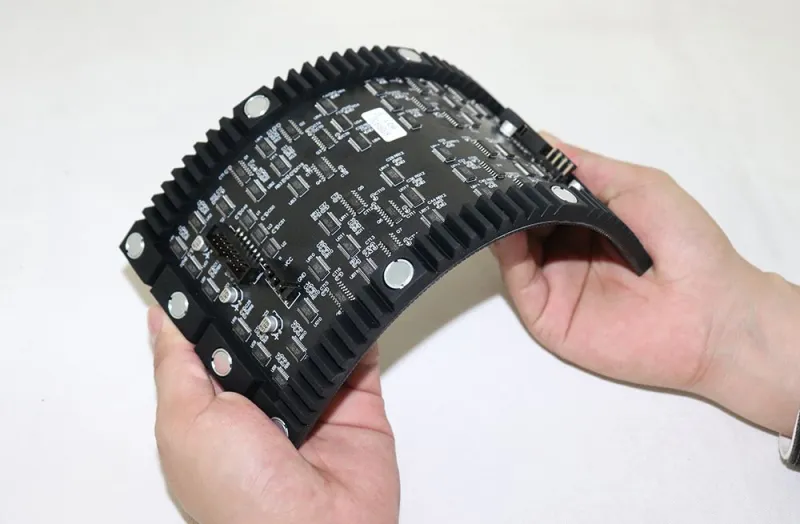 P4 Indoor 256x128mm Full Color LED Screen Soft Flexible LED Module