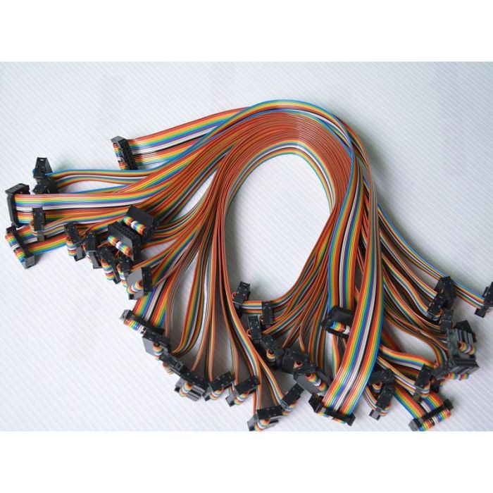 16Pin LED Rainbow Ribbon Cable 400mm 20 PCS