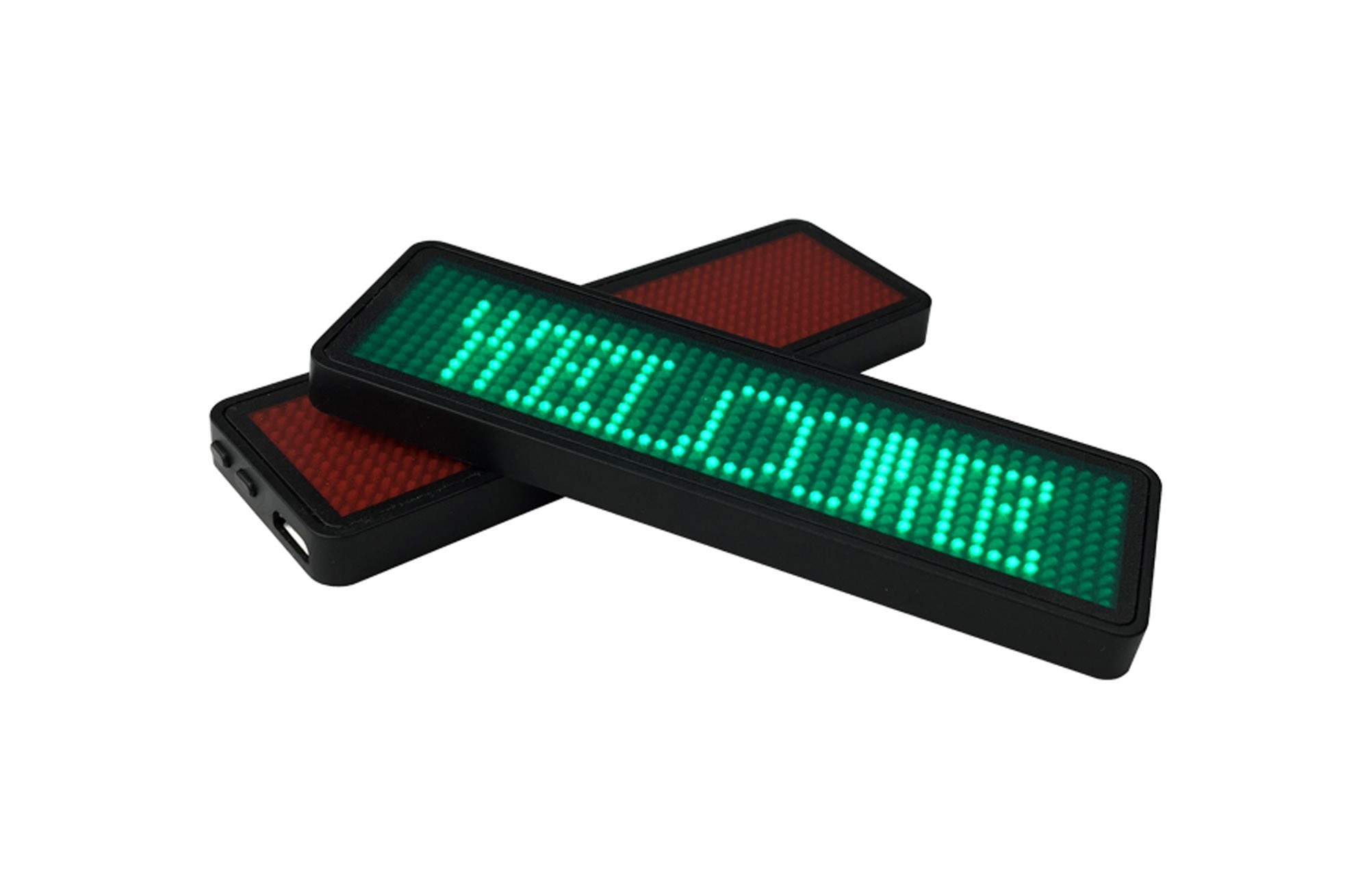 LED Name Badges Mini LED Screen Builtin Lithium Battery