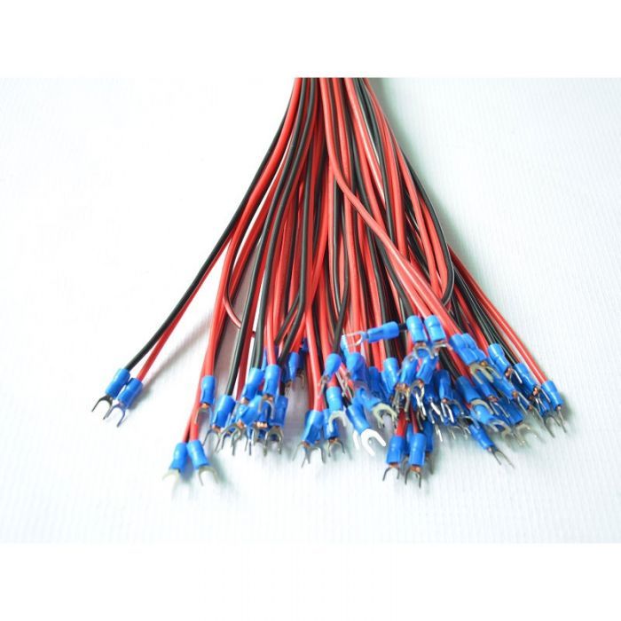 U shape power supply cable power wire  for Led module use (10pcs one tie)
