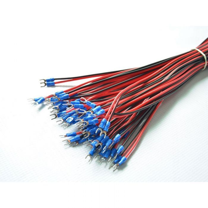 U shape power supply cable power wire  for Led module use (10pcs one tie)
