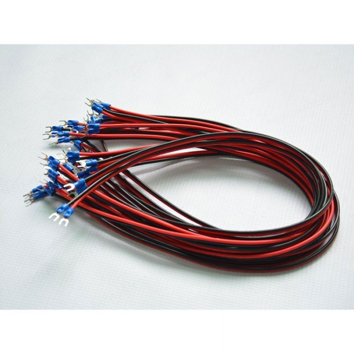 U shape power supply cable power wire  for Led module use (10pcs one tie)