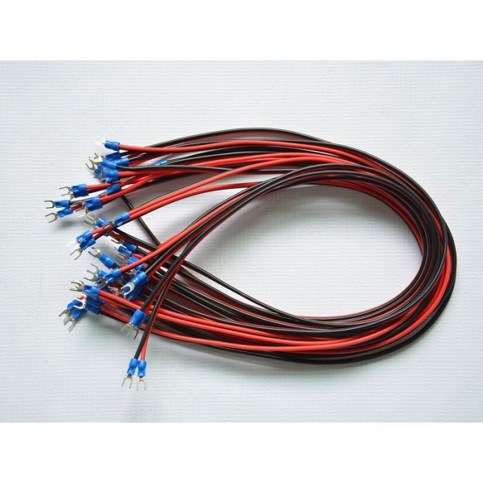 U shape power supply cable power wire  for Led module use (10pcs one tie)