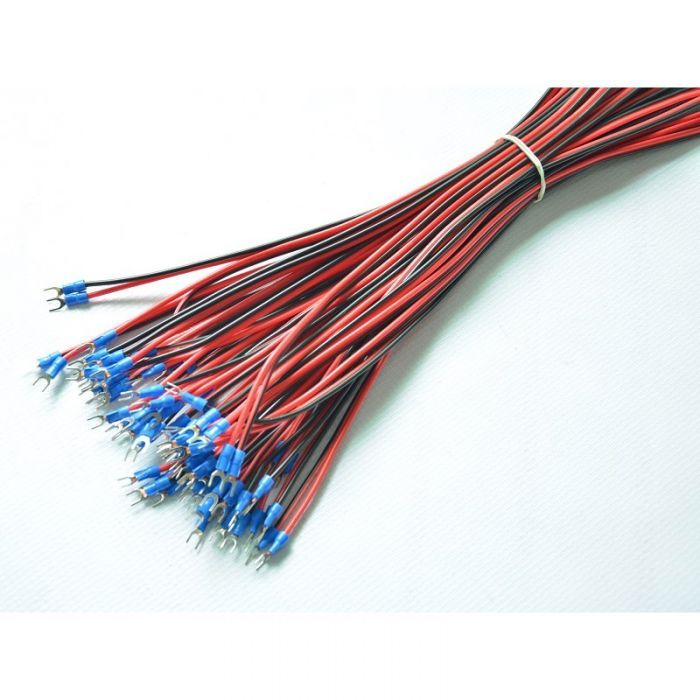 U shape power supply cable power wire  for Led module use (10pcs one tie)