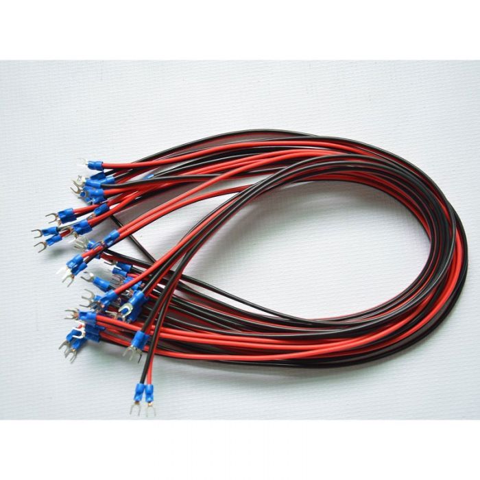 U shape power supply cable power wire  for Led module use (10pcs one tie)